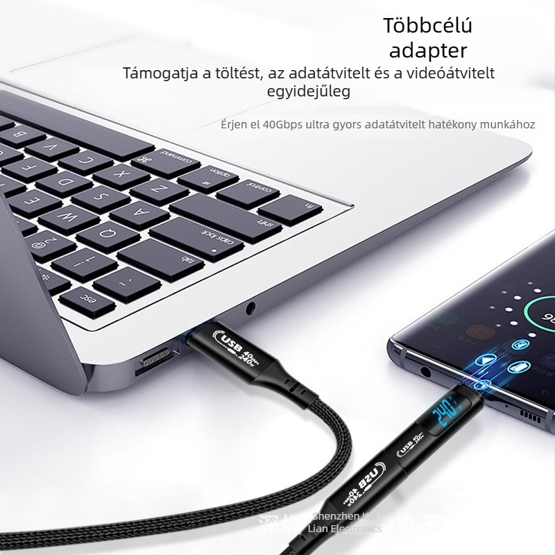 AU4AVW240B Kábeles csatlakozó – ötvözet, számítógép perifériákhoz, ISO9001