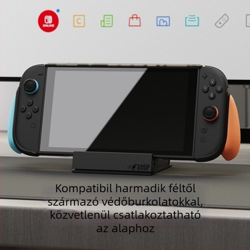 NS2 hordozható dokk Nintendo Switch és Steam Deck számára, ABS anyag, 195 g