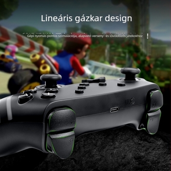 NS Pro vezeték nélküli játékvezérlő Switch-hez, Bluetooth, TYPE-C, hat-tengelyes rezgés, NFC, RGB világítás, kompatibilis Android és iOS-sel