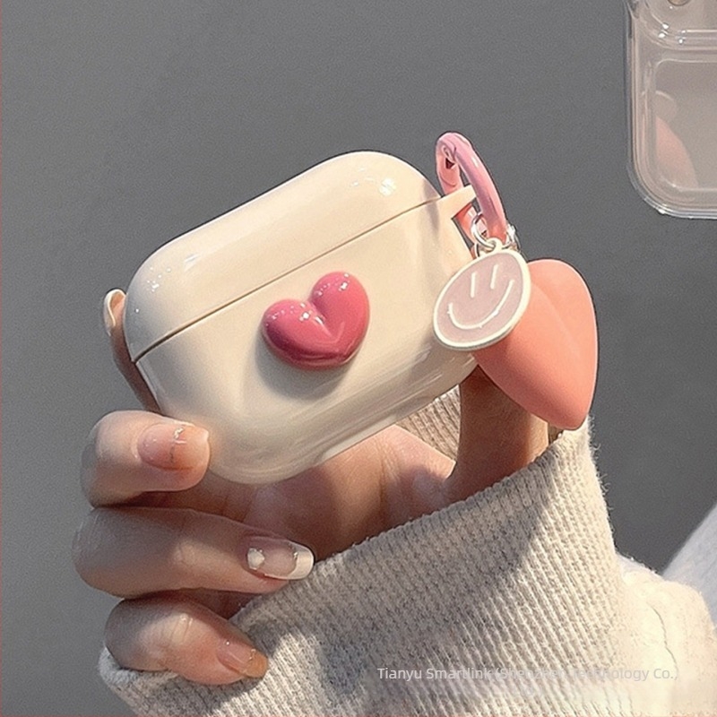AirPods TPU tok domborított karikatúra stílusban – hordozható Apple tartozék (AirPods 1–4, Pro 2/3)