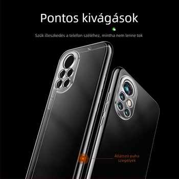 Huawei Nova 8 sorozathoz illeszkedő átlátszó szilikon védőtok – leesés elleni védelem Nova 8, Nova 8 Pro, Nova 8 SE