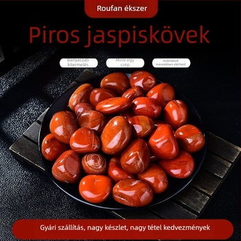Jáspis kristály nyers kő, modern minimalista stílus, dekoratív kavics
