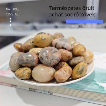 Természetes Crazy achát – nagy kristályos kövek tájépítéshez és burkoláshoz