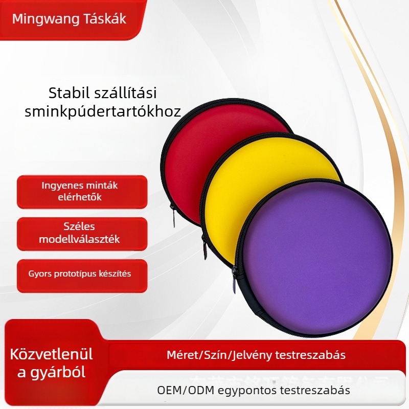 Mingwang sminktáska, henger alakú EVA tok, többfunkciós utazási szervező, modell 686
