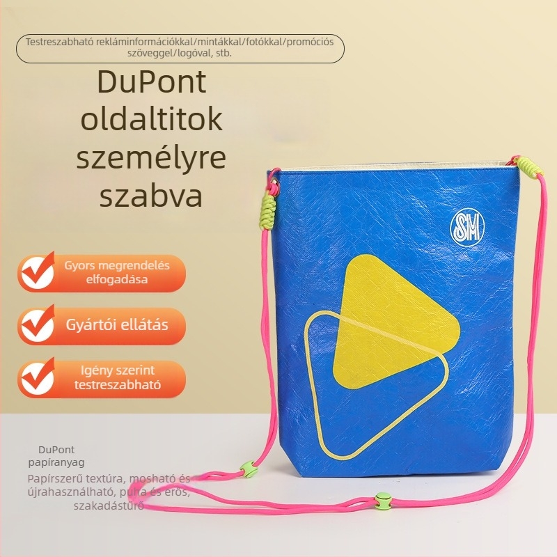 Dupont papír válltáska, offset nyomtatás, Chisheng márka, általános csomagoló táska