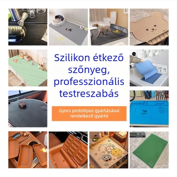 Kisállatok etető matraca szilikonból, Élelmiszer-minőségű szilikon, Macska- és kutya etető matrac, Pet Meal Mat