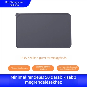 Kisállatok etető matraca szilikonból, Élelmiszer-minőségű szilikon, Macska- és kutya etető matrac, Pet Meal Mat