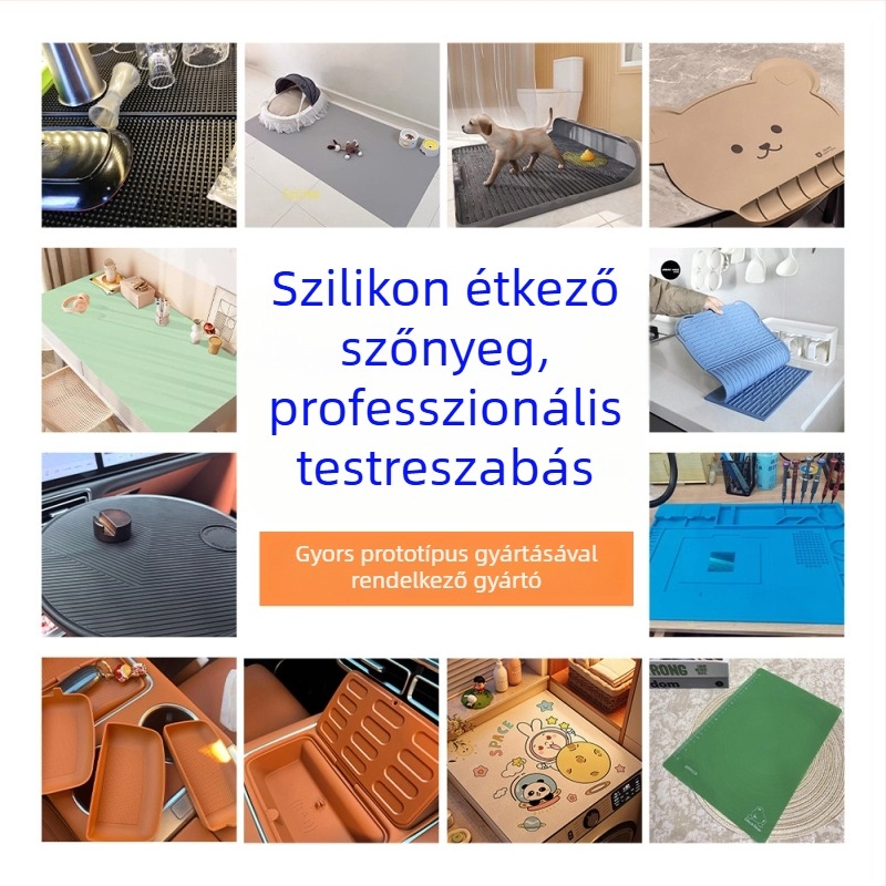 Kisállatok etető matraca szilikonból, Élelmiszer-minőségű szilikon, Macska- és kutya etető matrac, Pet Meal Mat