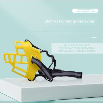 Légáteresztő kutya pofamaszk hálós dizájnnal