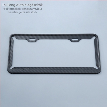 TF-3 rozsdamentes acélból készült rendszámtábla keret, Tajvani típus, Taifeng márka