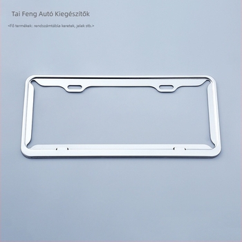 TF-3 rozsdamentes acélból készült rendszámtábla keret, Tajvani típus, Taifeng márka