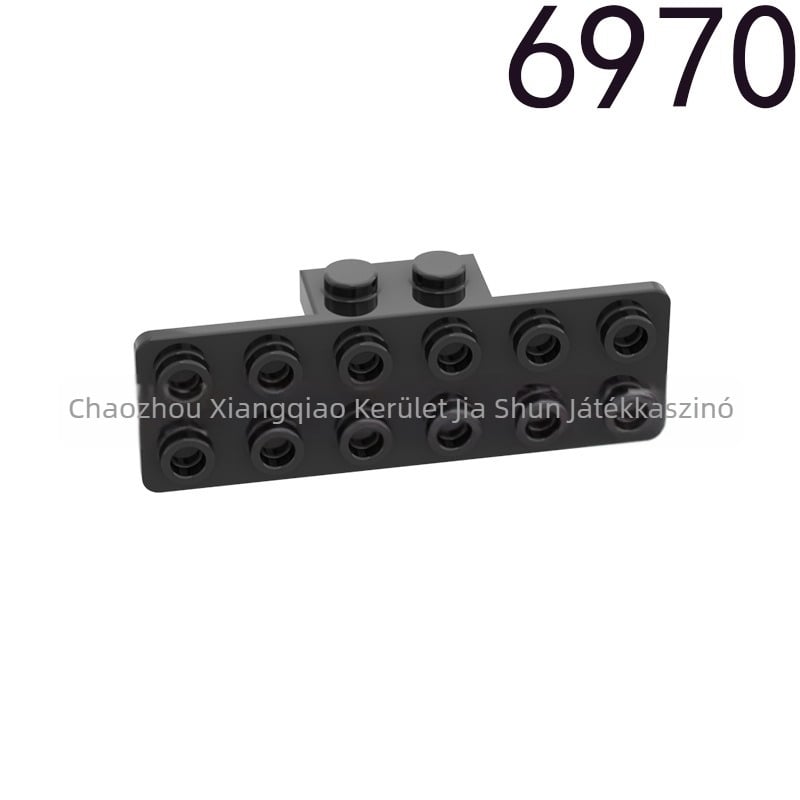 Építőelemek 6970 – alapvető alkatrészek, saroklemez 1x2–2x6, tartó, műanyag, 0–38 darab, DIY-kompatibilis