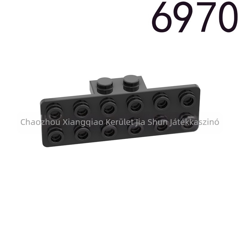 Építőelemek 6970 – alapvető alkatrészek, saroklemez 1x2–2x6, tartó, műanyag, 0–38 darab, DIY-kompatibilis