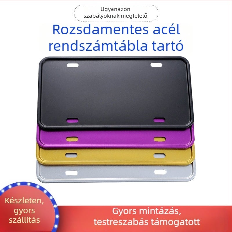 Senyan rendszámtábla tartó, modell SY, vasból készült, univerzális, típus: támasztó