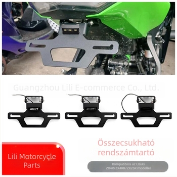 Kawasaki ZX-25R ZX-4R motorkerékpár rendszámtábla tartó