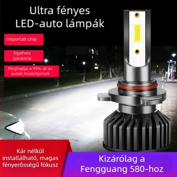 Autó LED fényszóró izzók, 12V, magas/alacsony fénysugár, első ködfényszóró, Ultra Bright PRO