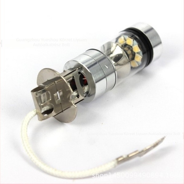 LED ködlámpa H3, 100W, 12V, 1000 lm, 6000-6500K