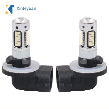 Első LED ködfénylámpa autóhoz, univerzális kompatibilitás H3/H1 881/880, 12V, 10W, 450 lm, LED 4014