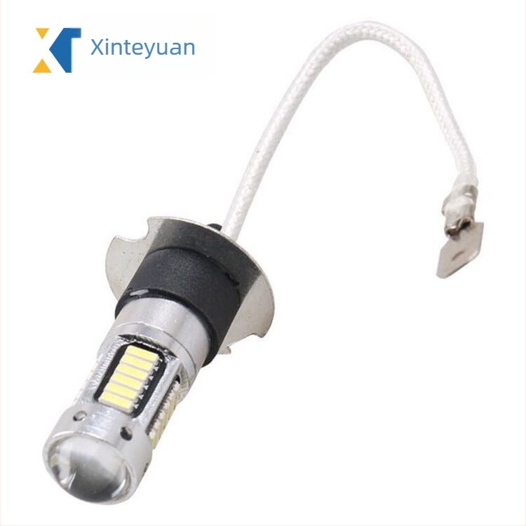 Első LED ködfénylámpa autóhoz, univerzális kompatibilitás H3/H1 881/880, 12V, 10W, 450 lm, LED 4014