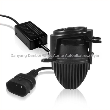 LED ködlámpa lézerlencsével, dupla fénykibocsátás, alumínium ház, 12–24V, 3000K–6000K