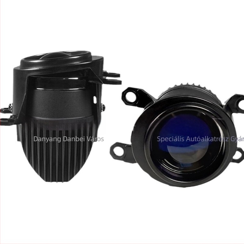 LED ködlámpa lézerlencsével, dupla fénykibocsátás, alumínium ház, 12–24V, 3000K–6000K