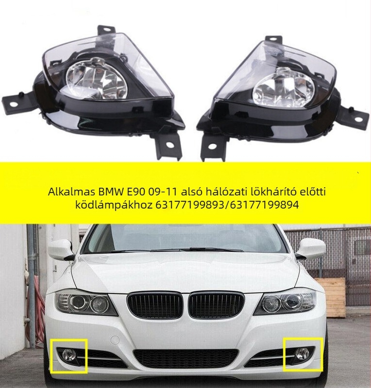 Első ködlámpa KAIZDE ABS 12V 55W BMW E90 2009-2011-hez, Modellek 63177199893/63177199894