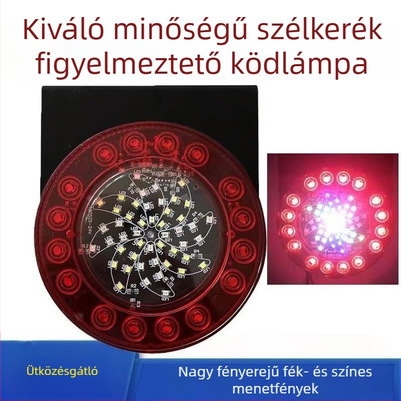 LED szélmalom-stílusú villogó fékvilágítás utánfutókhoz — hátsó lámpa, ködlámpa, figyelmeztető fény autók és teherautók számára