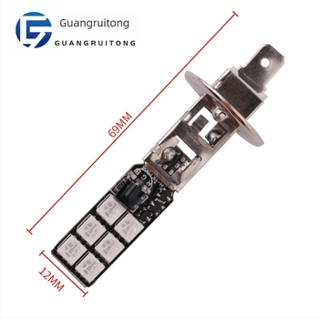 RGB LED elülső ködlámpa – 12 LED, 5050, 12-24V, 1.08W