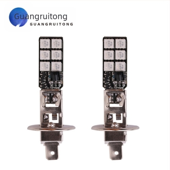 RGB LED elülső ködlámpa – 12 LED, 5050, 12-24V, 1.08W