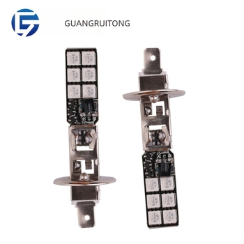 RGB LED elülső ködlámpa – 12 LED, 5050, 12-24V, 1.08W
