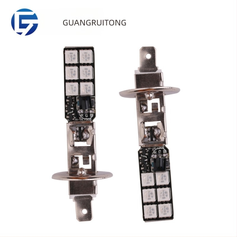 RGB LED elülső ködlámpa – 12 LED, 5050, 12-24V, 1.08W