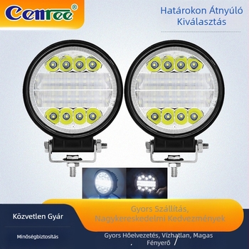 72W kör LED autó munka világítás off-road járművekhez – reflektor és ködfény a vezetéshez