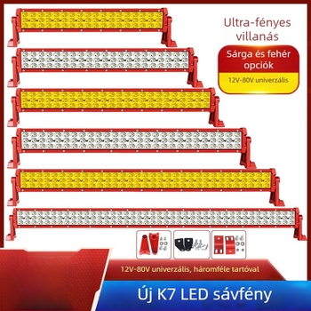 Új LED szalagfények terepjárókhoz, teherautókhoz és építőipari járművekhez – első lökhárító világítás és fényszóró fejlesztés