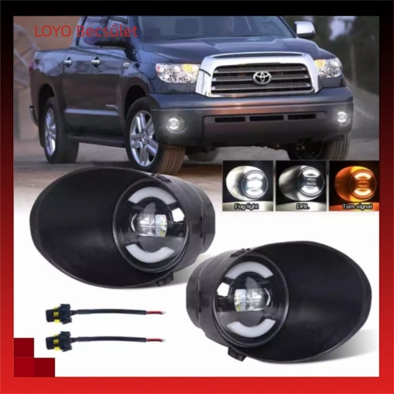 LED első ködlámpa nappali menetfényekkel Toyota Tundra (2007–2013) és Sequoia (2008–2011)