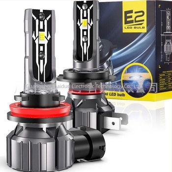 E2 LED autófényszóró - 35W, 12V, IP68, 6000LM, alumínium ház
