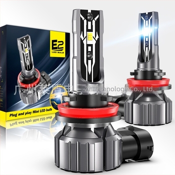 E2 LED autófényszóró - 35W, 12V, IP68, 6000LM, alumínium ház
