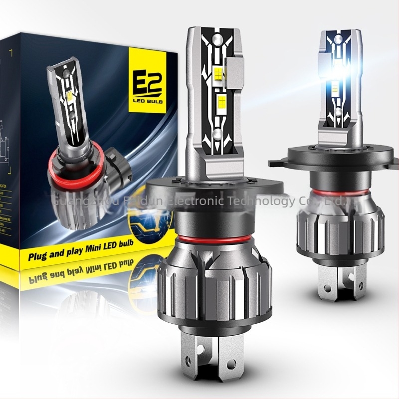 E2 LED autófényszóró - 35W, 12V, IP68, 6000LM, alumínium ház