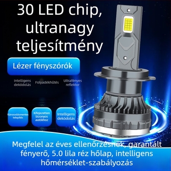 LED autó ködlámpa K3 H1, H7, H4, 9005, 9012 és H11 – integrált világítás