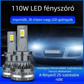 LED autó ködlámpa K3 H1, H7, H4, 9005, 9012 és H11 – integrált világítás