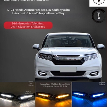 Honda Crown Road háromszínű ködlámpa készlet (2017–2023)