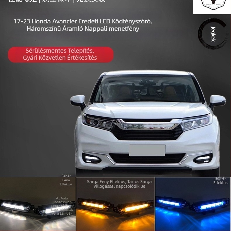 Honda Crown Road háromszínű ködlámpa készlet (2017–2023)