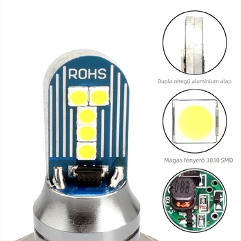 H3 LED ködlámpa autók/teherautók számára, 12-36V, 15W, 750 lm, 6500K