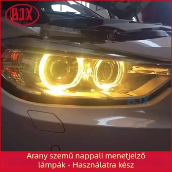 BMW 3-as sorozat F30/F35 (2012-2015) Xenon fényszórók, 320i/328i/335i, citromsárga nappali világítás, arany szem