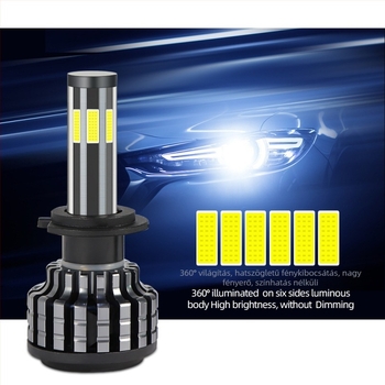 S6 COB LED Autó fényszóró 30W 9-36V IP68