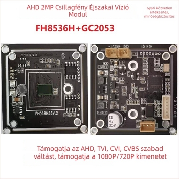 Járműre szerelt kamera modul infravörös éjjellátással – AHD 1080P, GC2053 szenzor, 2.8-12 mm objektív, IR hatótávolság 1–100 m