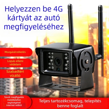 4G autómegfigyelő kamera távoli hangkommunikációval, 3,6 mm fix fókusz, 0,01 lux, IR 5–20 m, DC12V, modell A18, autók, buszok és teherautók számára