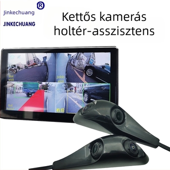 Kétszemű holttér kamera, kétirányú bal–jobb látómező, CMS elektronikus hátsó tükrös kamera