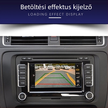 A hátsó kamera dinamikus trajektóriákkal az OEM-képernyőhöz, kompatibilis VW Sagitar, Lavida és Audi A4/Q5