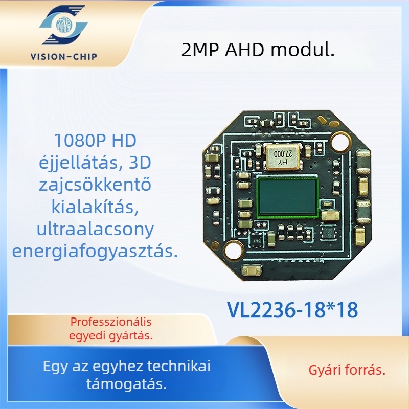 AHD/CVBS kapcsolható HD járműkameramodul teherautókhoz, hátrameneti megfigyelés, 1080p éjszakai látás