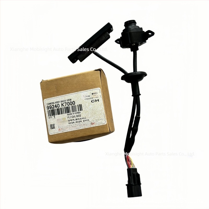 Hyundai/Kia hátsó kamera, modell 99240-K7000, 12V, adaptív szög és felbontás, ABS ház, tükrözött kép